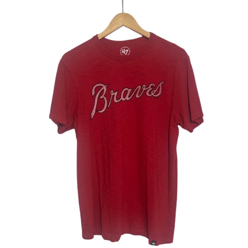 47 Red Braves Short Sleeve Tee